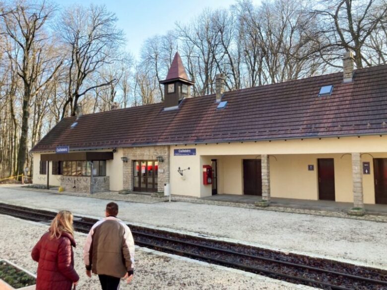 ブダペスト子供鉄道のCsillebérc駅