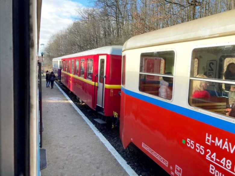 ブダペスト子供鉄道のサロンカー