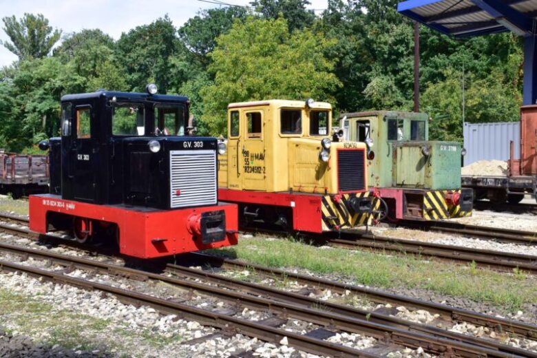 ブダペスト子供鉄道　週末などに運行するC50タイプの機関車