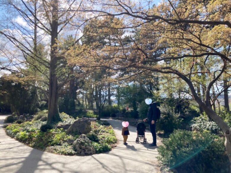 ブダペストのマルギット島の日本庭園　