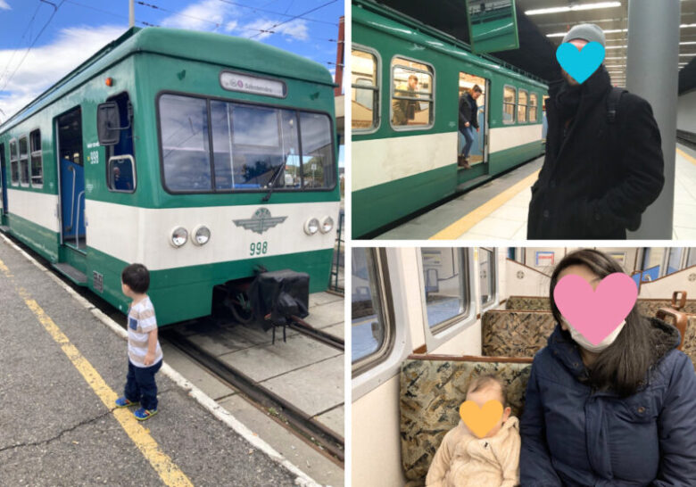 センテンドレ行き郊外列車