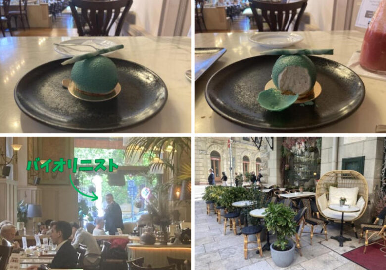 ブダペストのおすすめ老舗カフェ　セントラルカフェの様子