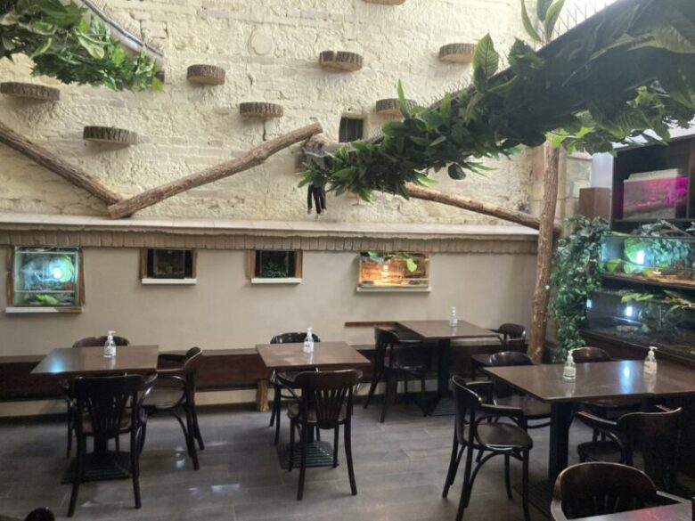 ブダペストの大人気カフェ　Zoo Cafeの内部