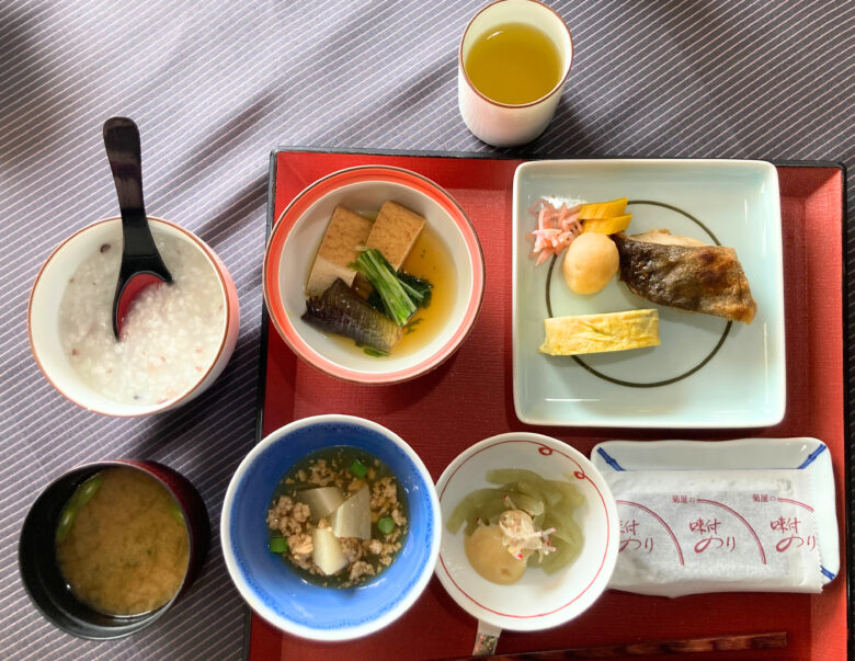 和食の朝食