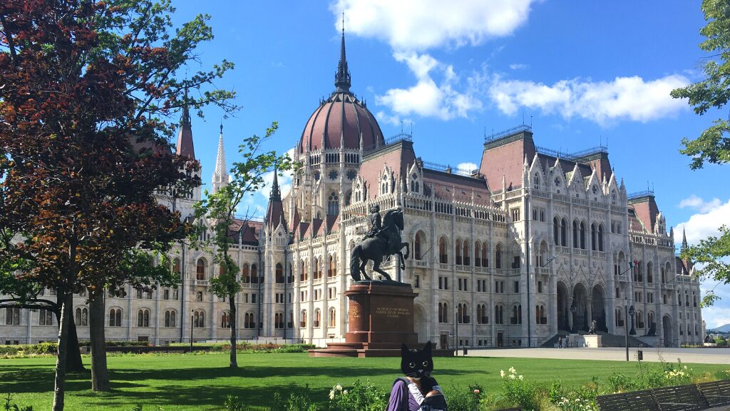 ブダペストの国会議事堂の外観