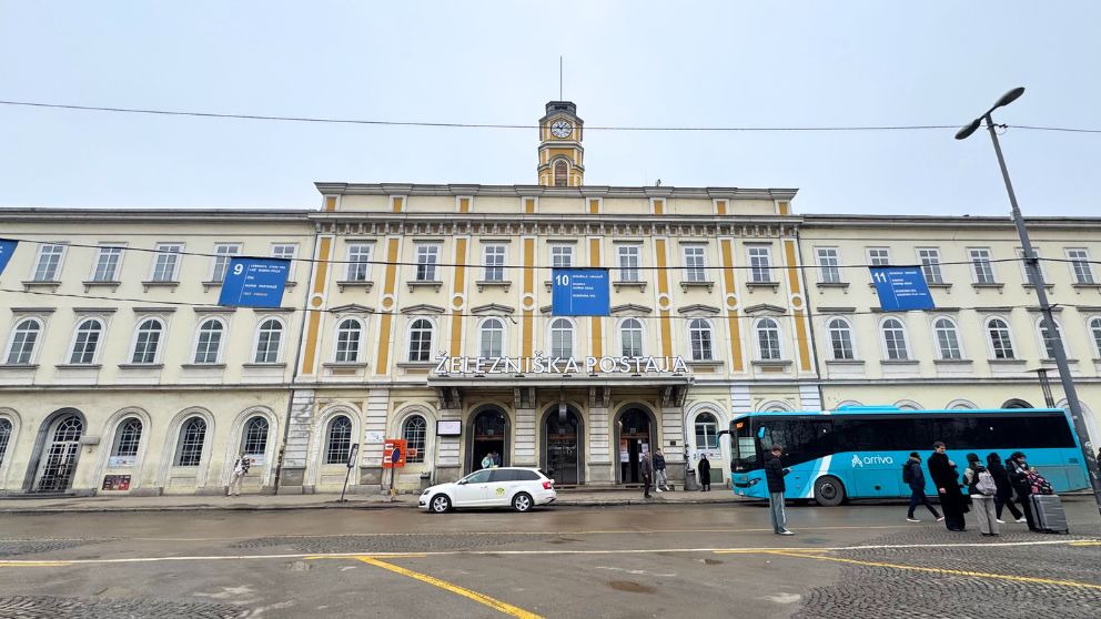 リュブリャナ鉄道駅の外観