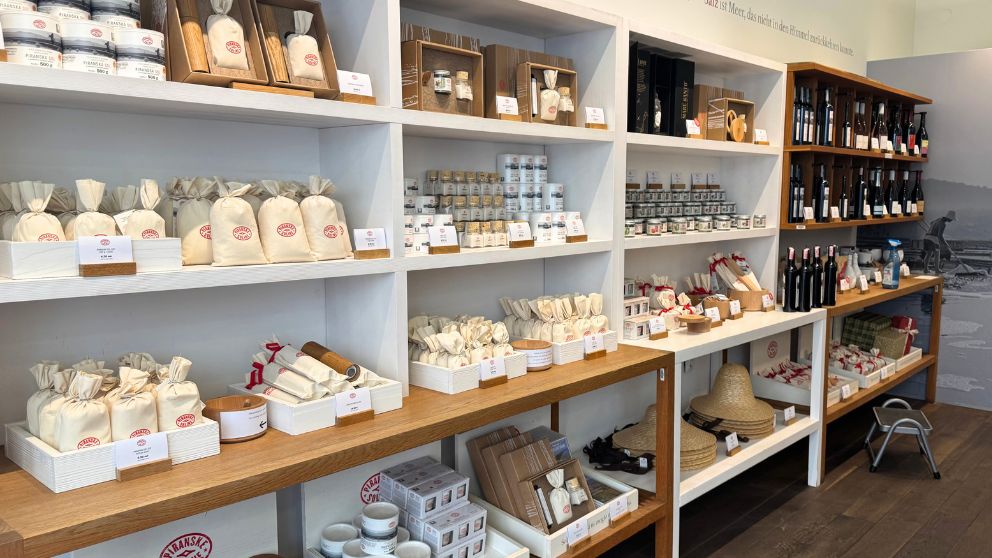 Piranske soline Ljubljanaの店内の様子
