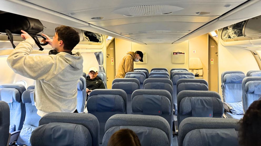 中国国際航空エコノミークラスの座席(北京→羽田)