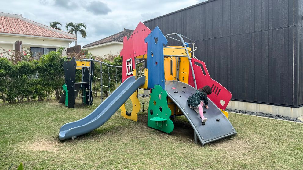 フサキビーチリゾートの子供用の小さなアスレチック