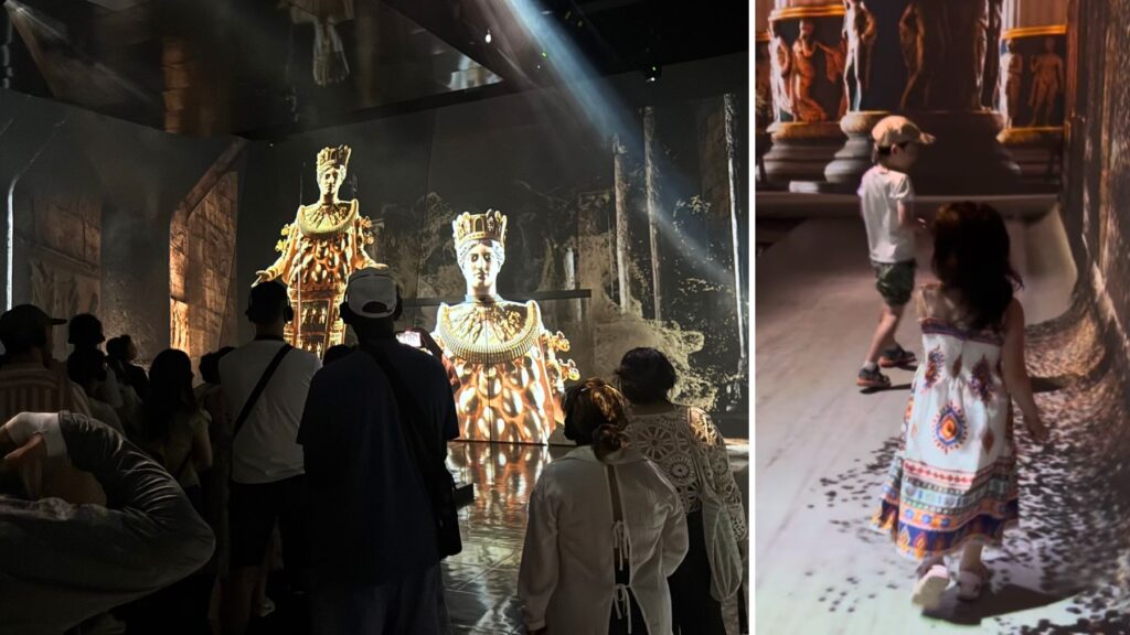 Ephesus Experience Museumのイマーシブ展示。映像と音で古代都市がよみがえる